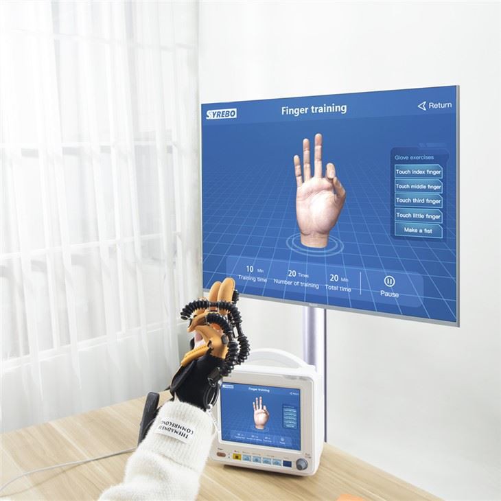 Robotu rehabilitācijas terapijas aprīkojums