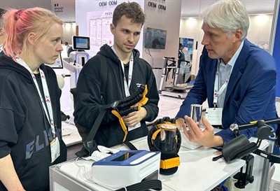 Syrebo izstādē MEDICA 2024 demonstrē novatoriskus rehabilitācijas robotus